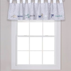 Dr. Seuss “New Fish” Baby Nursery Window Valance